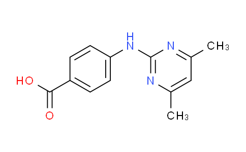 CAS No. 81261-97-4, 4-[(4,6-Dimethylpyrimidin-2-yl)amino]benzoic acid