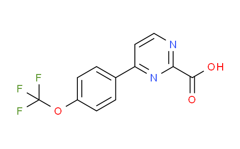 CAS No. 912850-80-7, 4-[4-(Trifluoromethoxy)phenyl]pyrimidine-2-carboxylic Acid