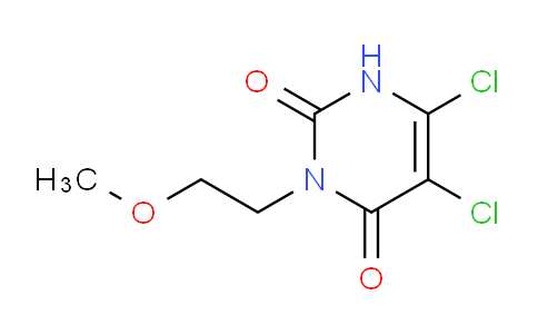 CAS No. 1710695-91-2, 5,6-Dichloro-3-(2-methoxyethyl)pyrimidine-2,4(1H,3H)-dione