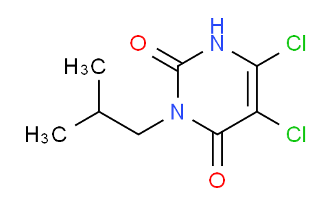CAS No. 1708380-06-6, 5,6-Dichloro-3-isobutylpyrimidine-2,4(1H,3H)-dione
