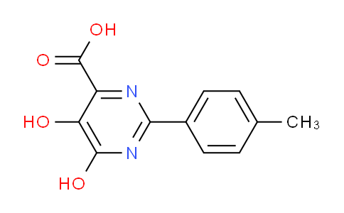 CAS No. 954241-09-9, 5,6-Dihydroxy-2-(p-tolyl)pyrimidine-4-carboxylic acid
