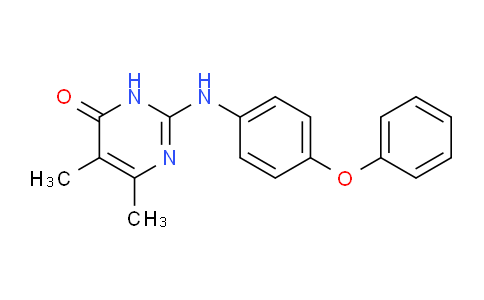 CAS No. 1306739-91-2, 5,6-Dimethyl-2-((4-phenoxyphenyl)amino)pyrimidin-4(3H)-one