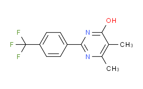 CAS No. 180606-46-6, 5,6-Dimethyl-2-(4-(trifluoromethyl)phenyl)pyrimidin-4-ol