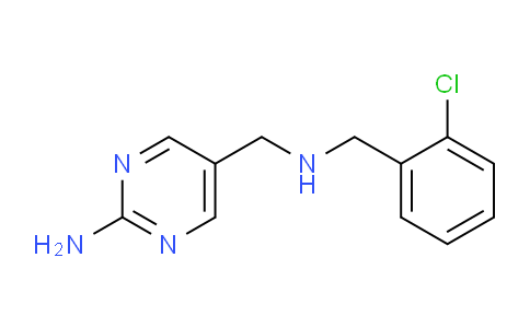 CAS No. 1279206-15-3, 5-(((2-Chlorobenzyl)amino)methyl)pyrimidin-2-amine