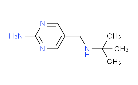 CAS No. 1279208-60-4, 5-((tert-Butylamino)methyl)pyrimidin-2-amine