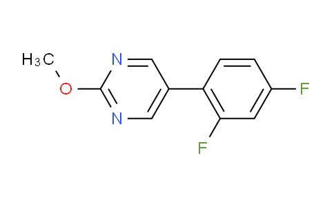 CAS No. 1352318-16-1, 5-(2,4-Difluorophenyl)-2-methoxypyrimidine