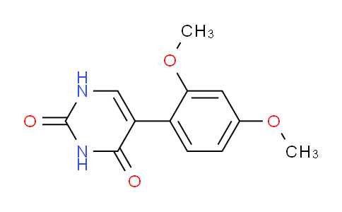 CAS No. 1005386-84-4, 5-(2,4-Dimethoxyphenyl)uracil