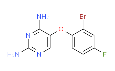 CAS No. 1620482-41-8, 5-(2-Bromo-4-fluorophenoxy)pyrimidine-2,4-diamine