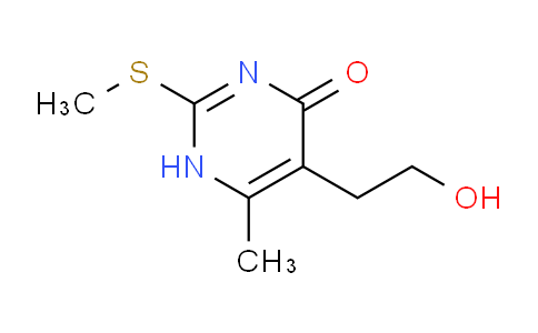 CAS No. 98489-83-9, 5-(2-Hydroxyethyl)-6-methyl-2-(methylthio)pyrimidin-4(1H)-one