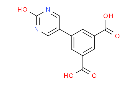 CAS No. 1261904-83-9, 5-(2-Hydroxypyrimidin-5-yl)isophthalic acid