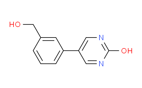 CAS No. 1111104-12-1, 5-(3-(Hydroxymethyl)phenyl)pyrimidin-2-ol