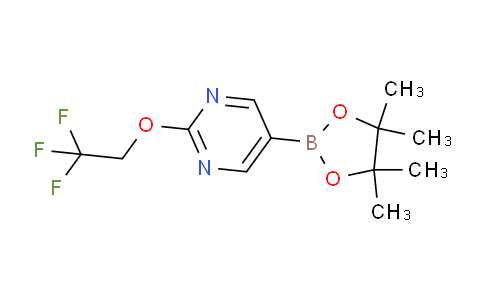 CAS No. 1351234-12-2, 5-(4,4,5,5-Tetramethyl-1,3,2-dioxaborolan-2-yl)-2-(2,2,2-trifluoroethoxy)pyrimidine
