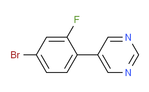 CAS No. 1088410-67-6, 5-(4-Bromo-2-fluorophenyl)pyrimidine