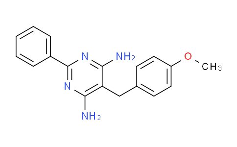 CAS No. 163590-00-9, 5-(4-Methoxybenzyl)-2-phenylpyrimidine-4,6-diamine