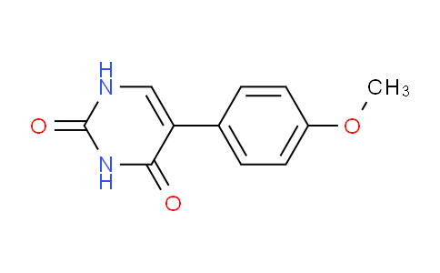 CAS No. 127236-04-8, 5-(4-Methoxyphenyl)pyrimidine-2,4(1H,3H)-dione