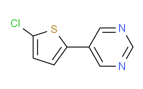 CAS No. 71637-31-5, 5-(5-Chlorothiophen-2-yl)pyrimidine