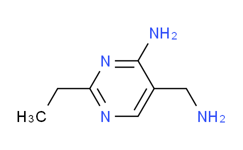 CAS No. 1886-36-8, 5-(Aminomethyl)-2-ethylpyrimidin-4-amine