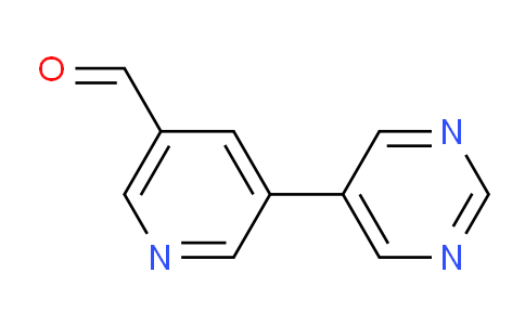 CAS No. 1346687-35-1, 5-(Pyrimidin-5-yl)nicotinaldehyde