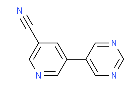 CAS No. 1346687-34-0, 5-(Pyrimidin-5-yl)nicotinonitrile