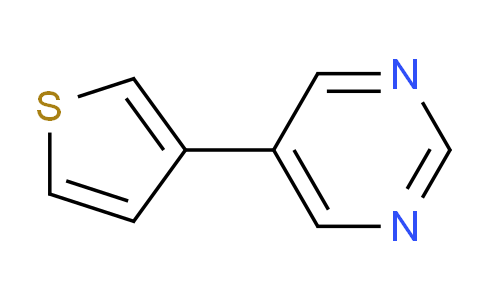 CAS No. 58759-02-7, 5-(Thiophen-3-yl)pyrimidine