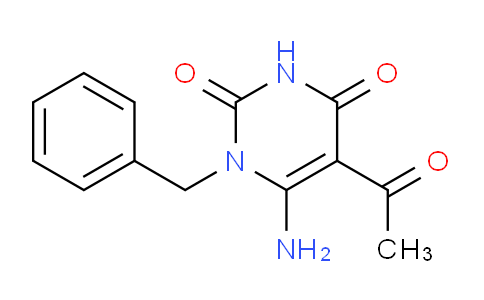 CAS No. 725711-31-9, 5-Acetyl-6-amino-1-benzylpyrimidine-2,4(1H,3H)-dione