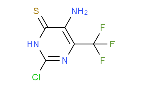 CAS No. 1480-67-7, 5-Amino-2-chloro-6-(trifluoromethyl)pyrimidine-4(3H)-thione
