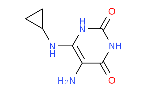 CAS No. 1355195-30-0, 5-Amino-6-(cyclopropylamino)pyrimidine-2,4(1H,3H)-dione