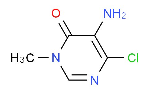 CAS No. 63291-60-1, 5-Amino-6-chloro-3-methylpyrimidin-4(3H)-one