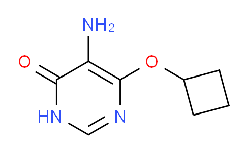 CAS No. 1696917-63-1, 5-Amino-6-cyclobutoxypyrimidin-4(3H)-one