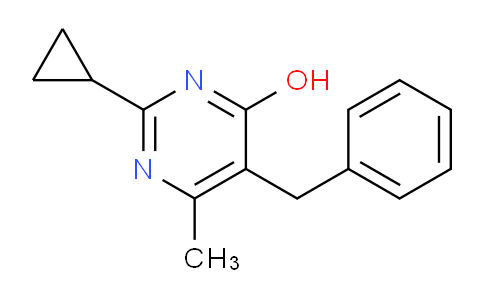 CAS No. 1708178-76-0, 5-Benzyl-2-cyclopropyl-6-methylpyrimidin-4-ol