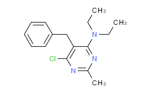 CAS No. 500156-07-0, 5-Benzyl-6-chloro-N,N-diethyl-2-methylpyrimidin-4-amine