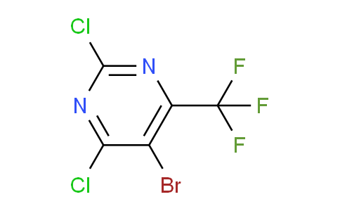 CAS No. 1240622-62-1, 5-Bromo-2,4-dichloro-6-(trifluoromethyl)pyrimidine