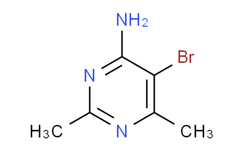 CAS No. 7752-80-9, 5-Bromo-2,6-dimethylpyrimidin-4-amine