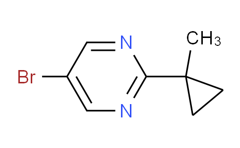 CAS No. 893567-25-4, 5-Bromo-2-(1-methylcyclopropyl)pyrimidine