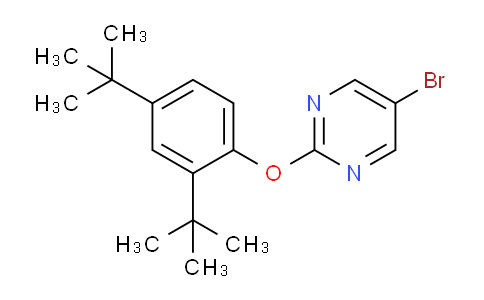 CAS No. 1017788-99-6, 5-bromo-2-(2,4-ditertbutylphenoxy)pyrimidine