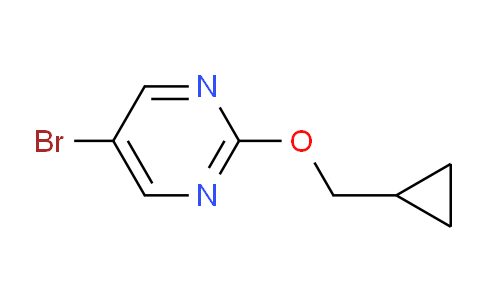 CAS No. 1339137-63-1, 5-Bromo-2-(cyclopropylmethoxy)pyrimidine