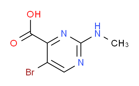CAS No. 937647-22-8, 5-Bromo-2-(methylamino)pyrimidine-4-carboxylic acid