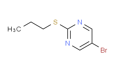 CAS No. 1199773-23-3, 5-Bromo-2-(propylthio)pyrimidine