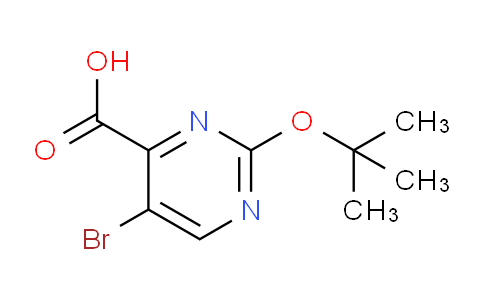 CAS No. 1023812-10-3, 5-Bromo-2-(tert-butoxy)pyrimidine-4-carboxylic acid