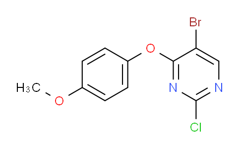 CAS No. 358789-15-8, 5-Bromo-2-chloro-4-(4-methoxyphenoxy)pyrimidine