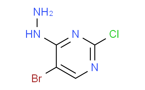 CAS No. 1021268-16-5, 5-Bromo-2-chloro-4-hydrazinylpyrimidine