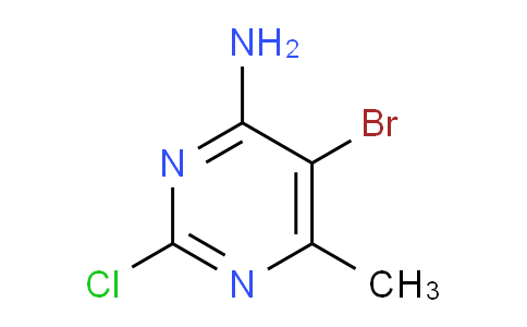 CAS No. 54093-23-1, 5-Bromo-2-chloro-6-methylpyrimidin-4-amine