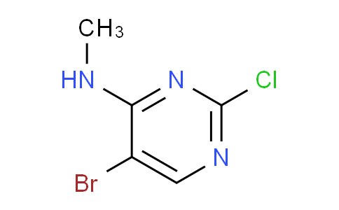 CAS No. 205672-24-8, 5-Bromo-2-chloro-N-methylpyrimidin-4-amine