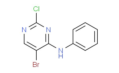 CAS No. 280581-50-2, 5-Bromo-2-chloro-N-phenylpyrimidin-4-amine