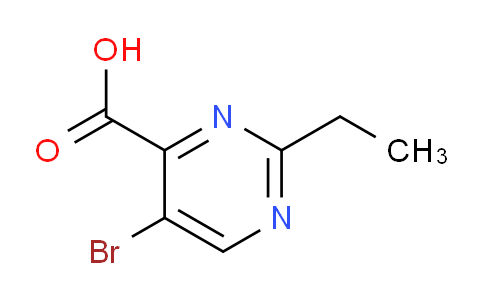CAS No. 1235450-86-8, 5-Bromo-2-ethylpyrimidine-4-carboxylic acid