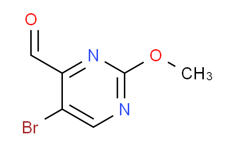 CAS No. 1260883-25-7, 5-Bromo-2-methoxypyrimidine-4-carbaldehyde