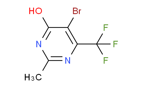 CAS No. 1240602-39-4, 5-Bromo-2-methyl-6-(trifluoromethyl)pyrimidin-4-ol