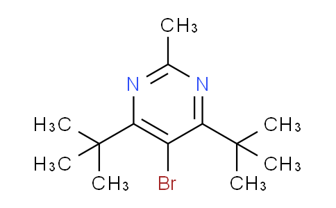 CAS No. 128939-66-2, 5-Bromo-4,6-di-tert-Butyl-2-methylpyrimidine