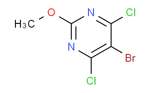 CAS No. 1240596-72-8, 5-Bromo-4,6-dichloro-2-methoxypyrimidine