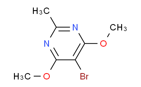 CAS No. 4319-83-9, 5-Bromo-4,6-dimethoxy-2-methylpyrimidine